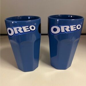 Set of 2 Ceramic Oreo Cups - NWOT